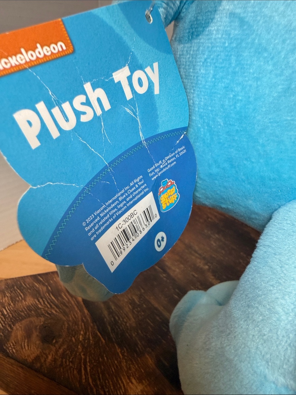 Nickelodeon Blue Plush Toy Tagged Character - Picture 9 of 11